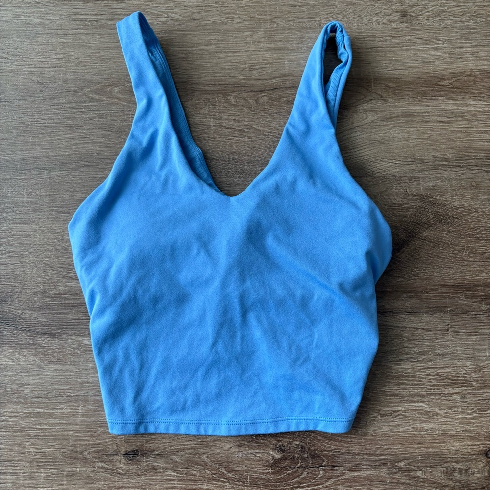 Blue Sports Tank Top